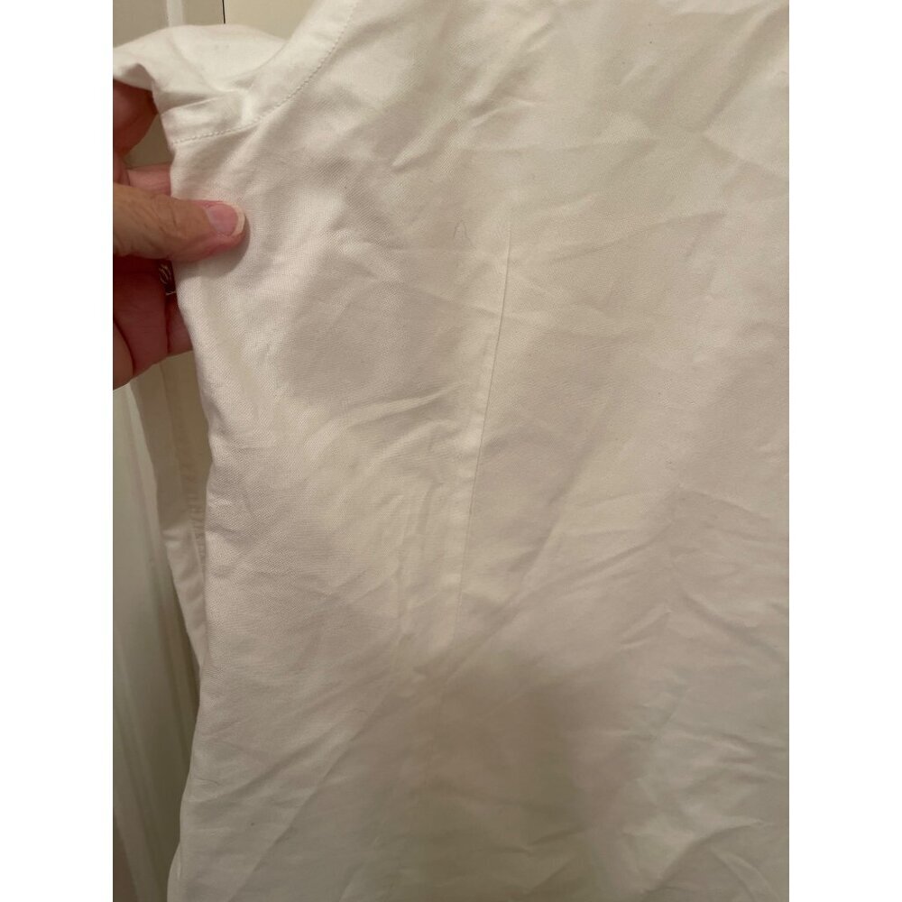 Vintage Banana Republic Western White Long Sleeve pearl Snap Men’s Shirt Sz Med - Picture 13 of 15